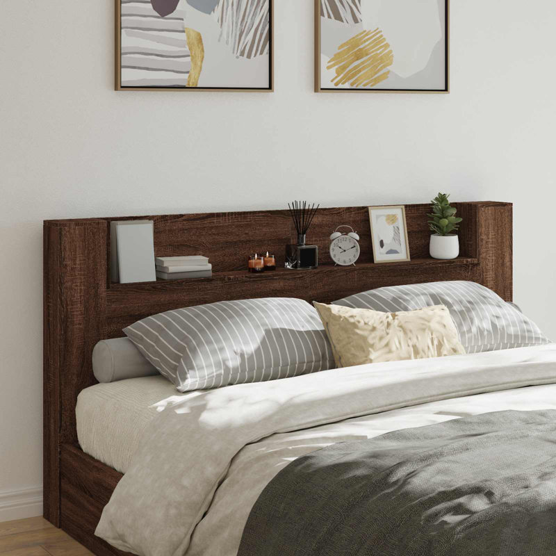Headboard, 200 x 200cm, Brown Oak