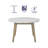 Glennon 48" Round Solid Marble Top Dining Table