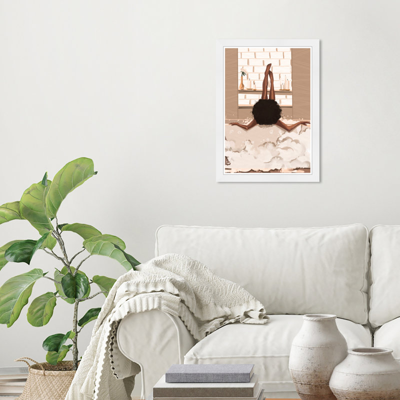«Bath and Laundry Warm Bubbles», impression sur papier brun