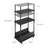 26.4'' W Cart Mobile Printer Stand with Shelves