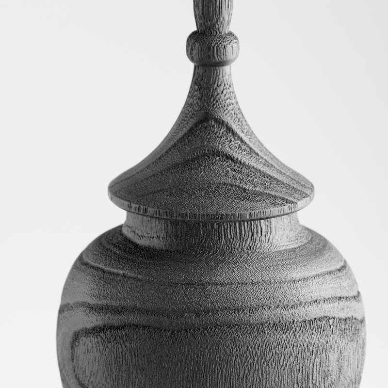 Heritage Handmade Ceramic / Porcelain Decorative Urns & Jars, 12.5" H x 4.75" W x 4.75" D