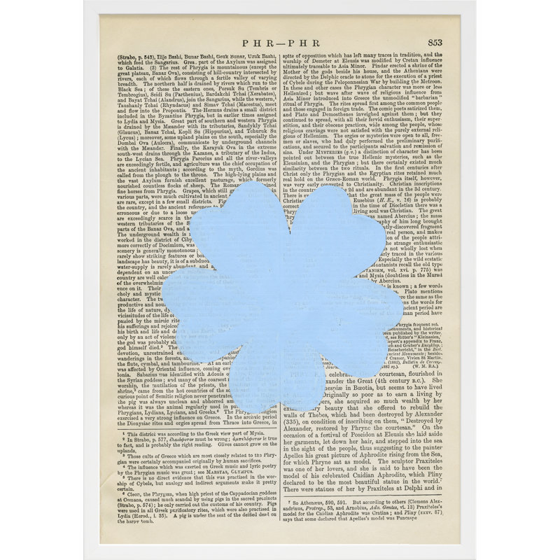 PHR-PHR Print by Michela Sorrentino, White, 25" H x 18" W x 1.25" D