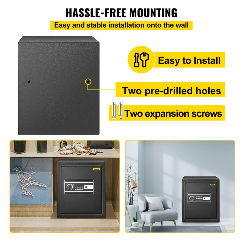 Security Safe Lock, 39.9cm H x 35.6cm W x 30.5cm D