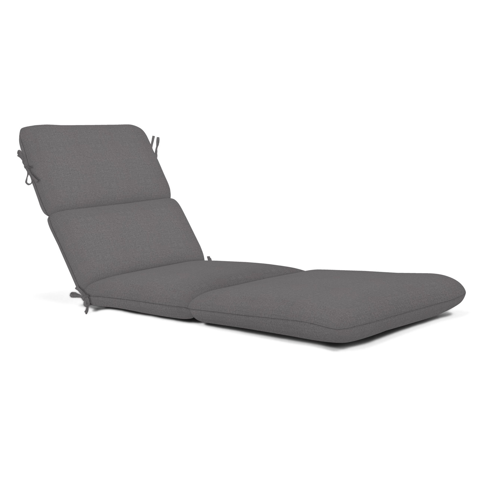 Marlowe Sunbrella® 1-Piece Outdoor Chaise Cushion, Cast Slate Sunbrella® Plainweave