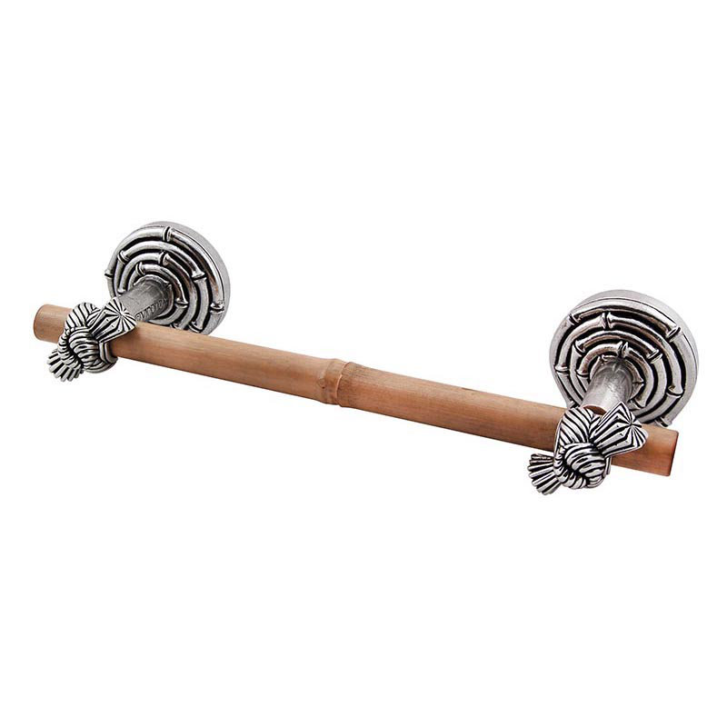 Palmaria Towel Bar, Antique Silver, 2.63" x 26.63" x 4.62"