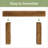Versatile End Table,Compact Console Table,Wood Coffee Table
