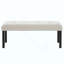 Banc de salle à manger en lin capitonné Modern-1092355996