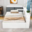 Lit plateforme en bois avec lit gigogne, tablettes et tête de lit-1346366790-1346366793