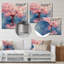  «Rose Blue Spring Blooming Cherry Blossom Tree I - Décoration murale cerisier en fleurs-106112709-106112718