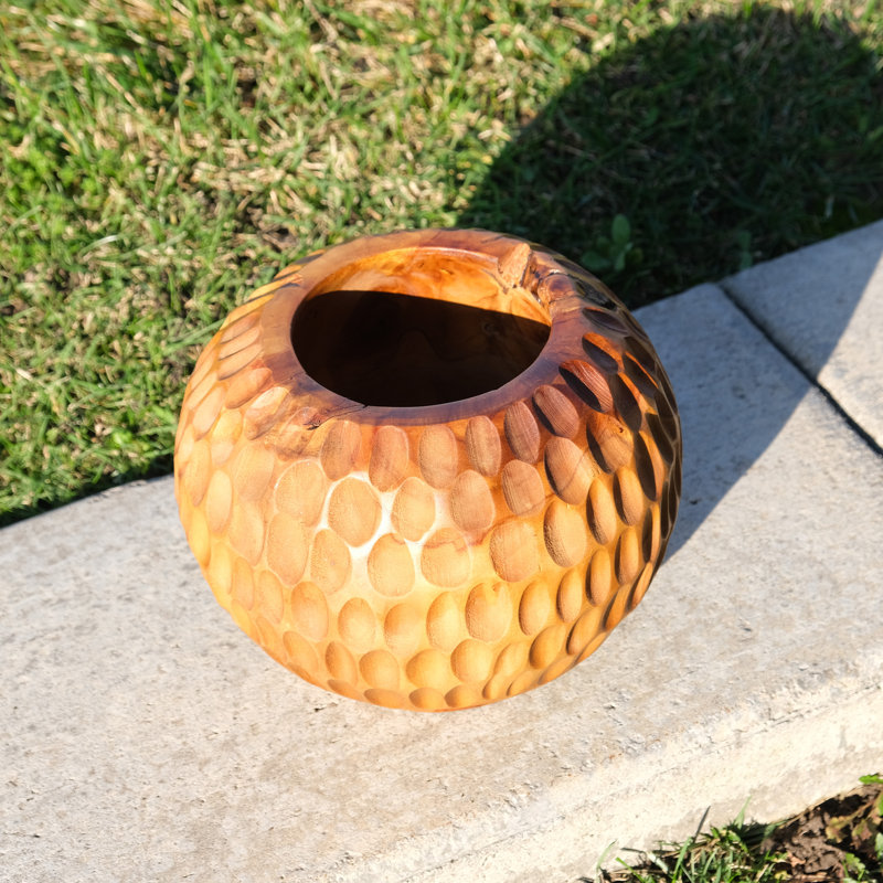 Solid Wood Table Vase