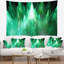Tapisserie de cristal à motif artificiel vert abstrait-28494440