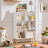 7 Cube Bookshelf, 3 Tier Modern Bookcase With Legs, Wood Cubeicals Organizer Storage Open Shelves, Retro Display Book Shelf, Freestanding Short Book Case For Bedroom,Living Room,Office-1887888345