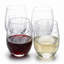 Ensemble de 4 verres à vin rouges sans pied