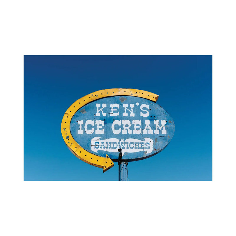 New Mexico Ice Cream 1 Piece Wall Art on Canvas, 20.32cm H x 30.48cm W x 1.91cm D, Wrapped Canvas