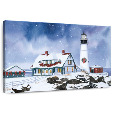 Lighthouse in winter Aletra
