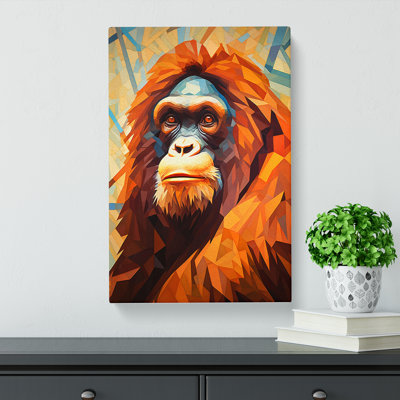 Orangutan Cubism No.2 - No Frame Print