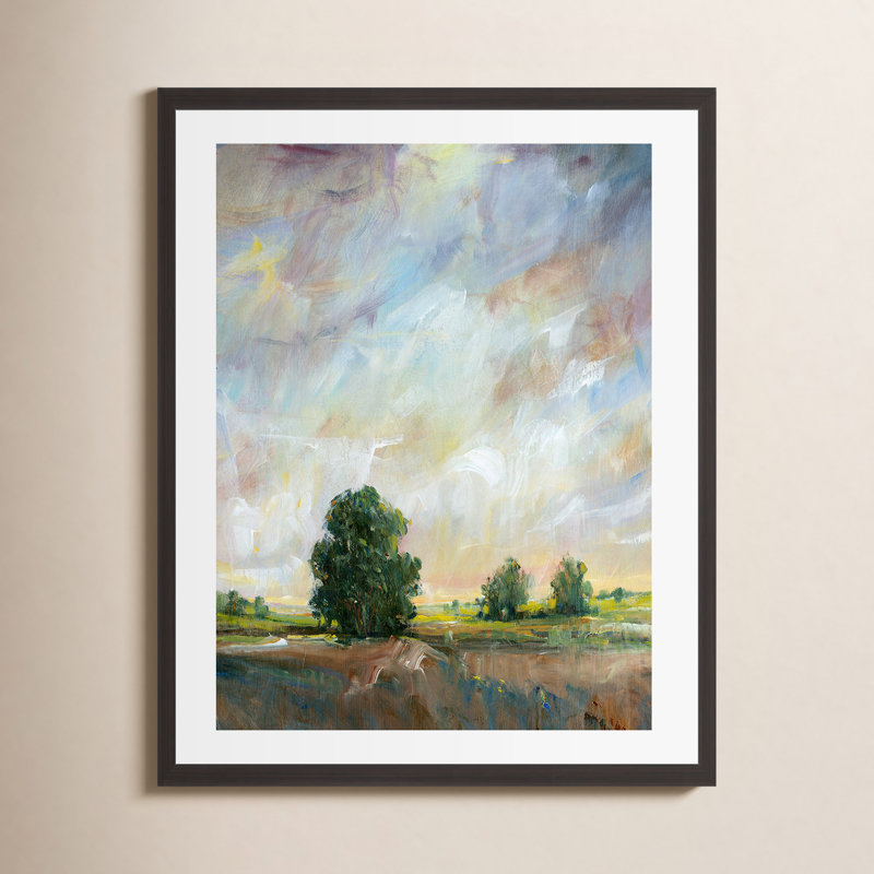 Amber Glow I by Timothy O' Toole, 30"H x 30"W, Espresso