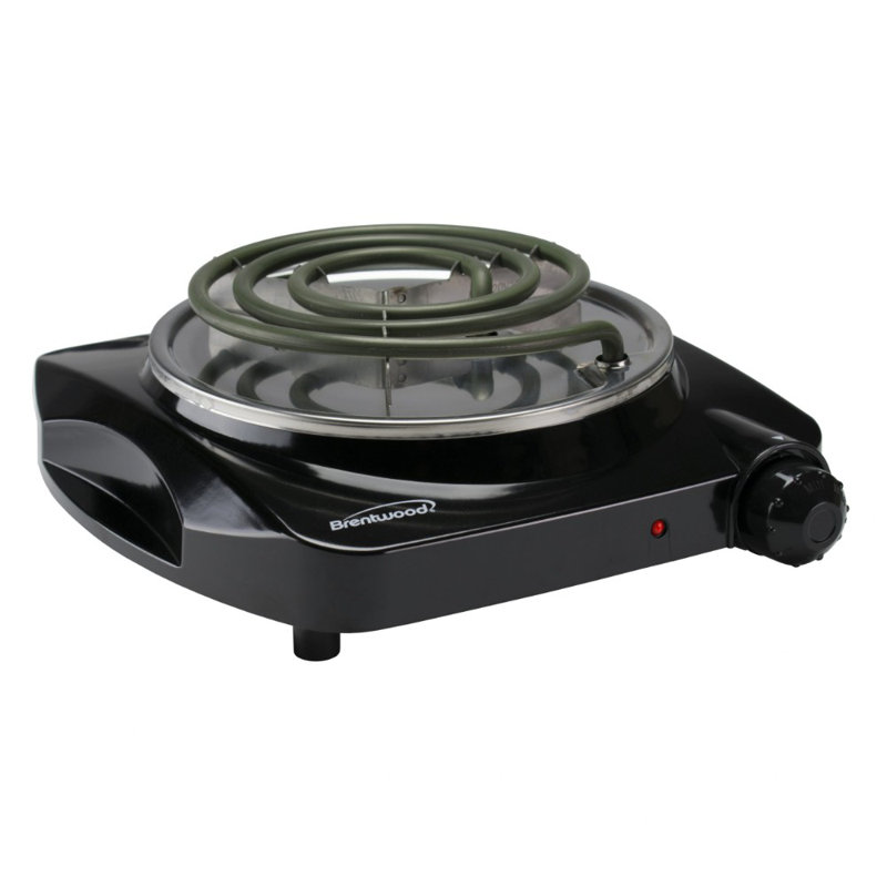 Brûleur électrique simple Brentwood TS-306 1200W, noir