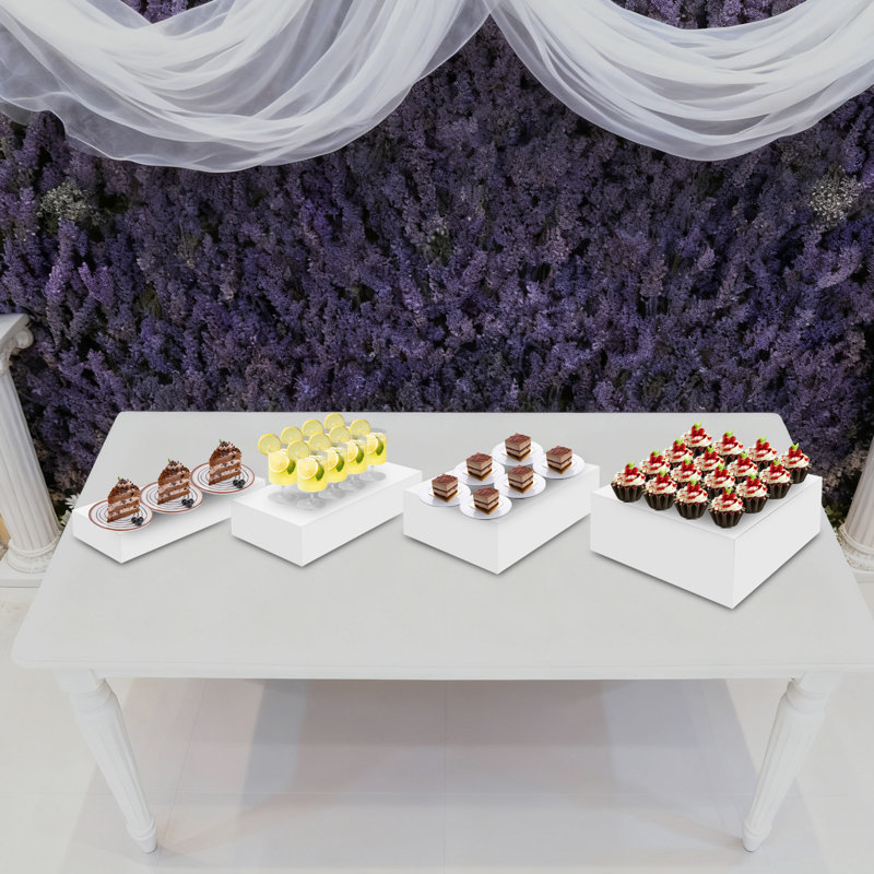 Buffet Risers Acrylic Nesting Stands
