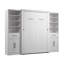 Lit double escamotable et organisateurs de placard avec portes et tiroirs (113 W)-877393916-878181276