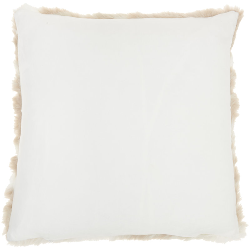 Housse de coussin carré et insert, Beige