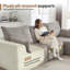 Canapé modulaire en velours côtelé modulaire Boneless-2105455575