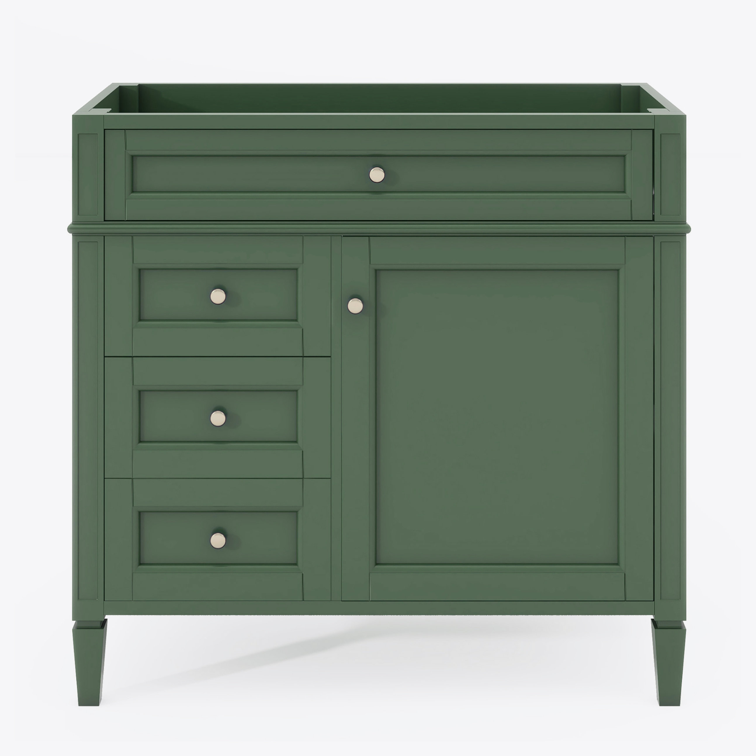 Farm on table 36'' Bathroom Vanity without Top Sink, Modern Bathroom