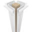 Ensemble de colonnes à panneau surélevé en PVC Craftsman Classic-36091869