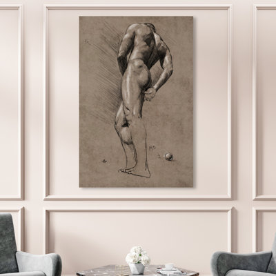" People And Portraits Male Figure Study, Traditional Brown " by Oliver Gal