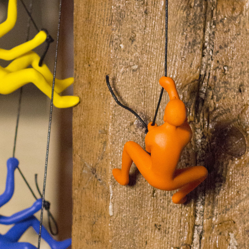 Billie-Jean Climbing Man Wall Art, Multicolor