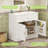 36" Single Vanity With Ceramic Sink, Soft-Close Cabinet With An Adjsuatable Shelf And Racks-561145258