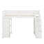 Lit mezzanine simple avec tiroirs et escaliers-2102937898