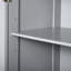 Armoire de salle de bain Kleankin, armoire de salle de bain en bois avec 2 portes, 2 tiroirs et tablette réglable, armoire de rangement autoportante pour salle de bain, gris