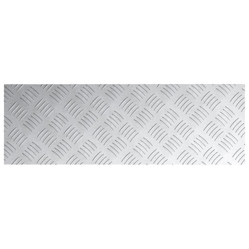 Aluminium 0.2 Cm Aluminium Stair Treads, Rectangle 25cm x 75cm, Silver