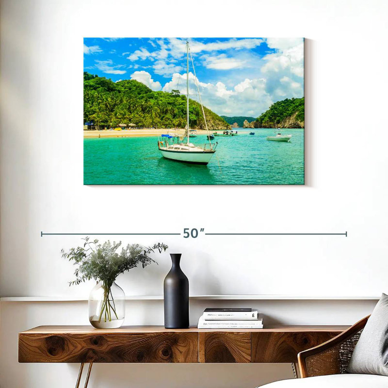 Mehar Tropical Sailboat, 24" H x 36" W
