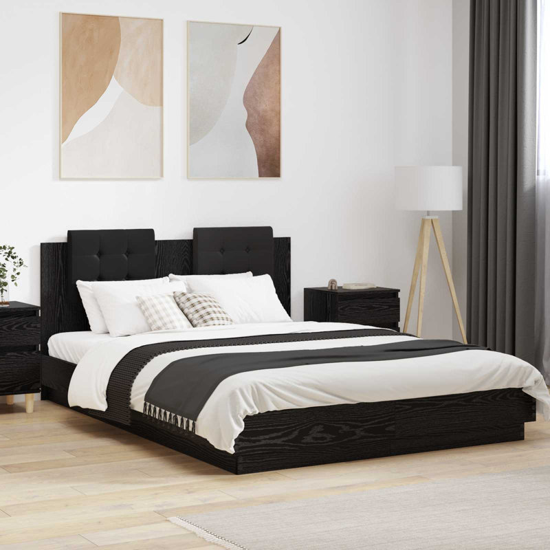 Bed, European Double (140 x 200 cm), Old Wood