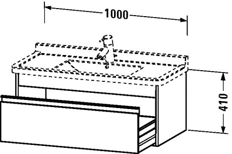 Ketho 39.38" Single Vanity Base Only