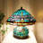 Stained Glass Dragonfly Table Lamp With A Lit Base
