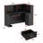 Modern Reception Desk With Storage And Versatile Design-123279352