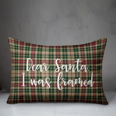 Plaid Throw Pillow