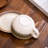 Coffee table cup with plate