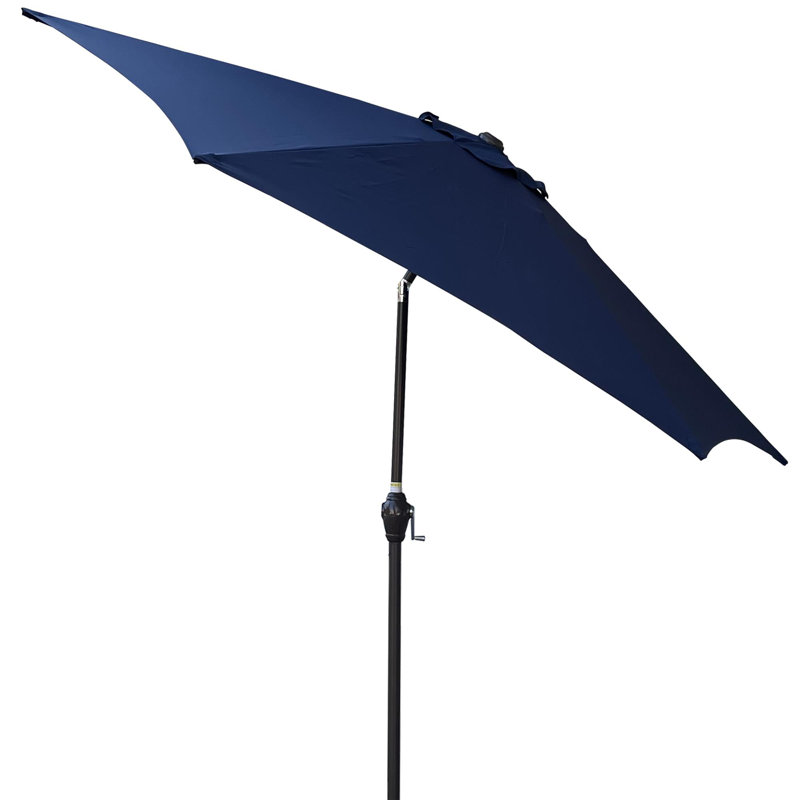 Parasol d'extérieur en métal pour patio, Marine