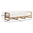Upland Outdoor Teak Wood Patio Sofa