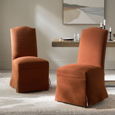 Chaise de salle à manger haute avec pieds amovibles en bois massif de 40 po Albeniz