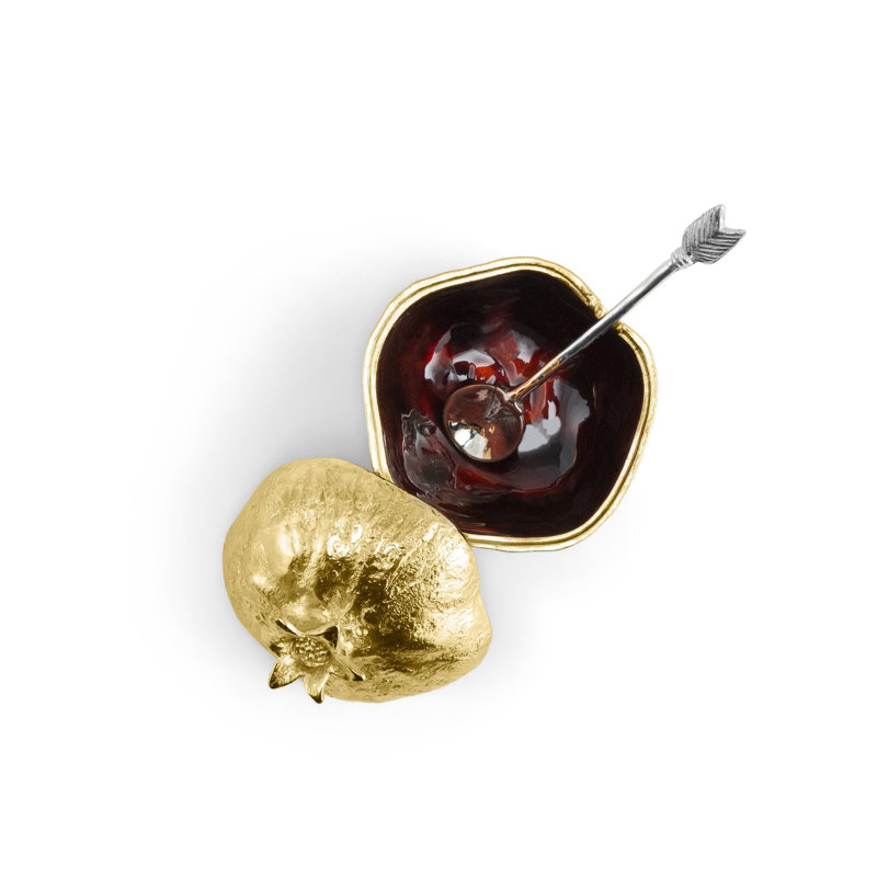 Pomegranate Mini Pot w/ Spoon