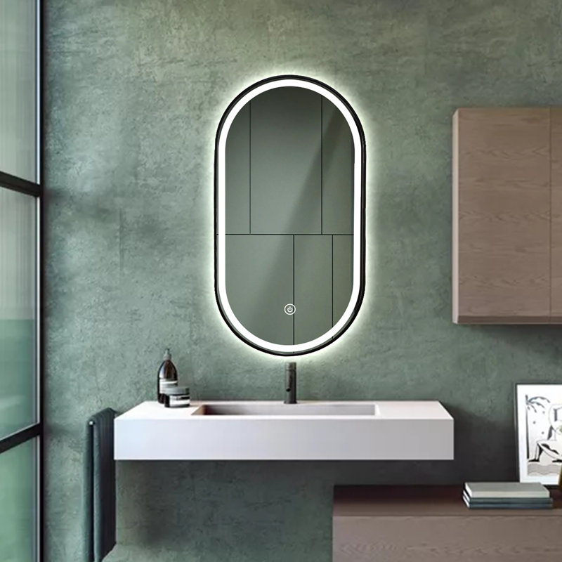 Bubba Metal Flat Wall Mirror