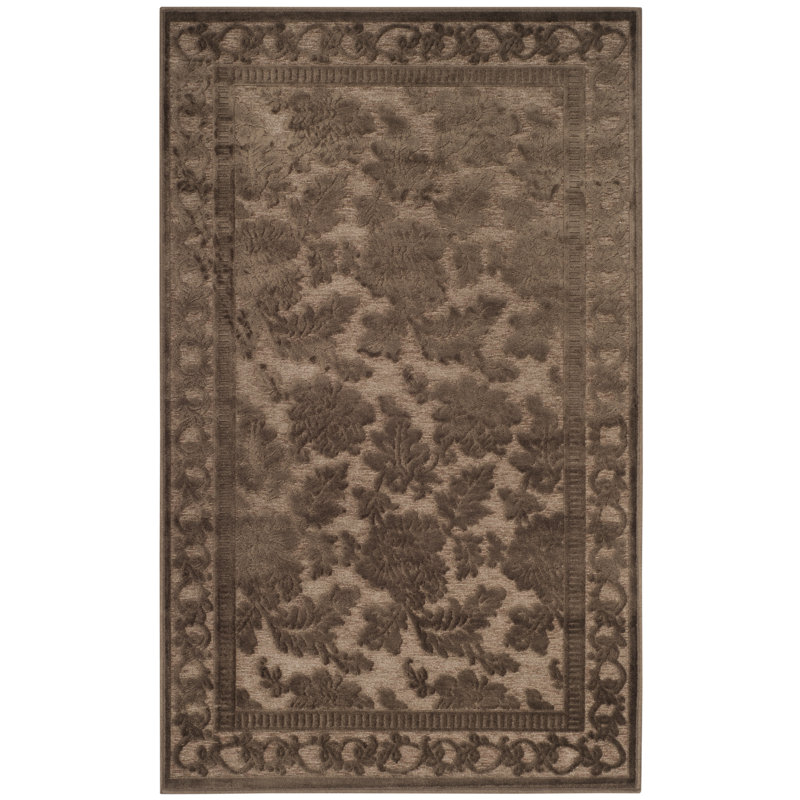 Tapis à motif de pivoines Martha Stewart, Rectangle 2 pi 7 po x 4 pi