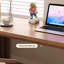 Bureau moderne simple rectangulaire en bois massif-1973685830