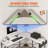 Lagail L-Shaped Metal Base Computer Desk-829419632