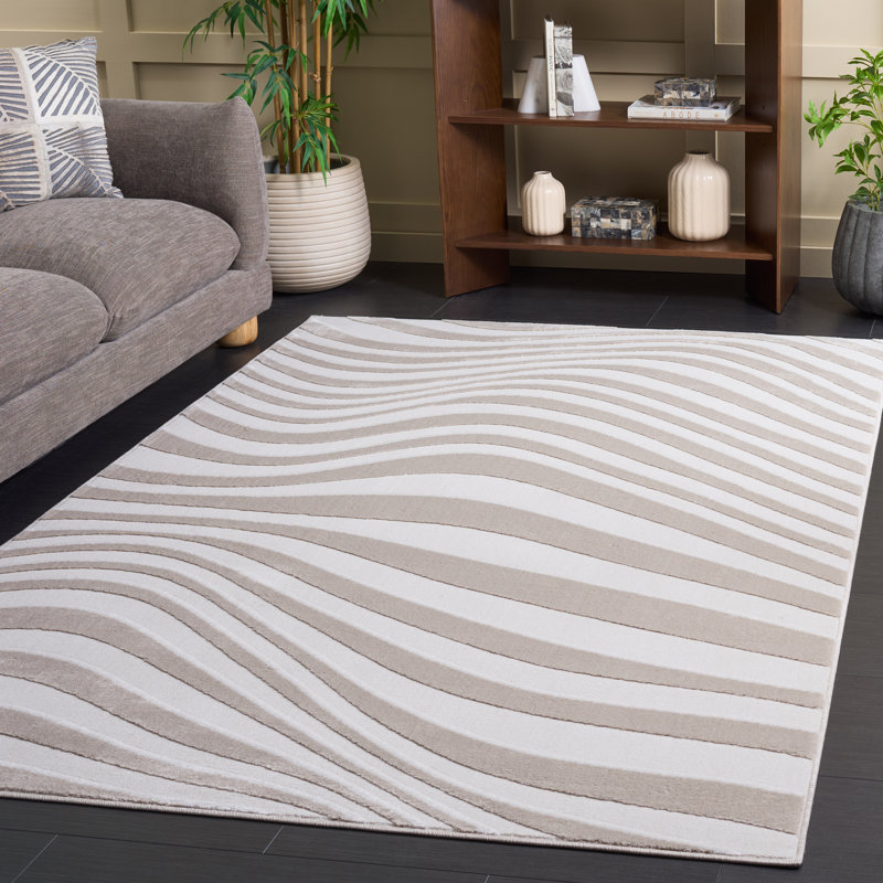 Saylor 136 Performance Abstract Rug, Rectangle 5'5" x 7'7"